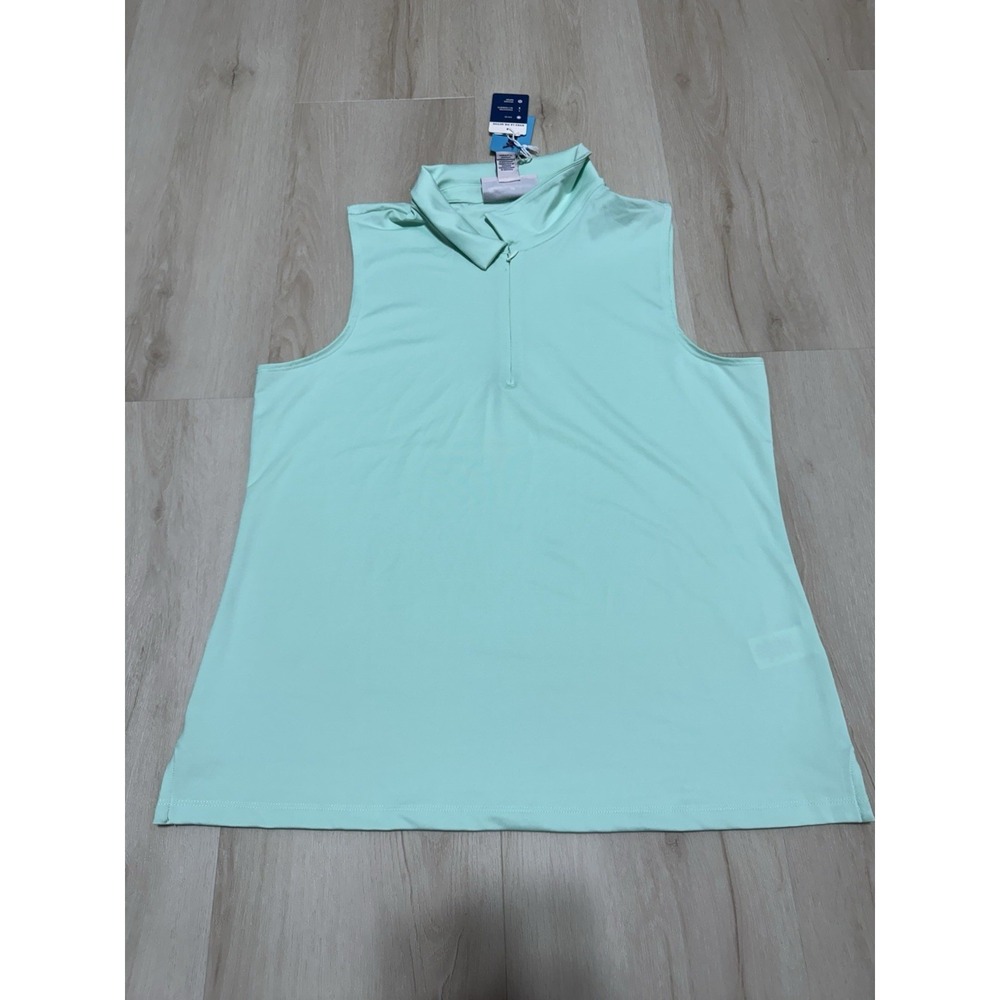 NWT Tommy Bahama Golf Women's Size XL Mint Green Sleeveless Golf Tennis Tank Top
